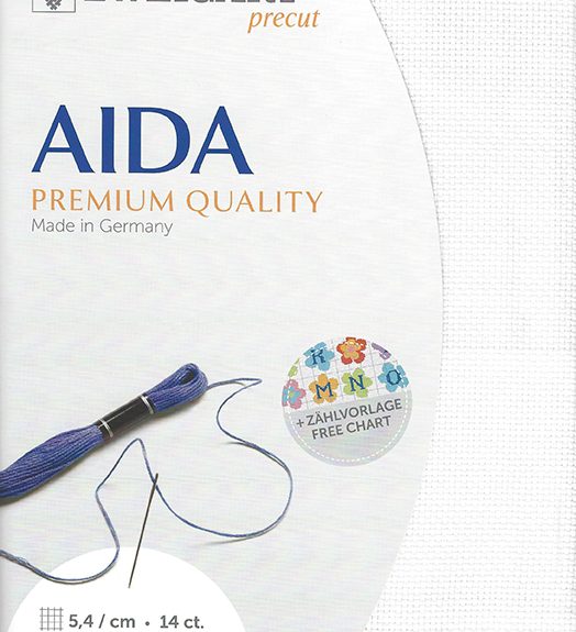 Zweigart 14 Count Aida White