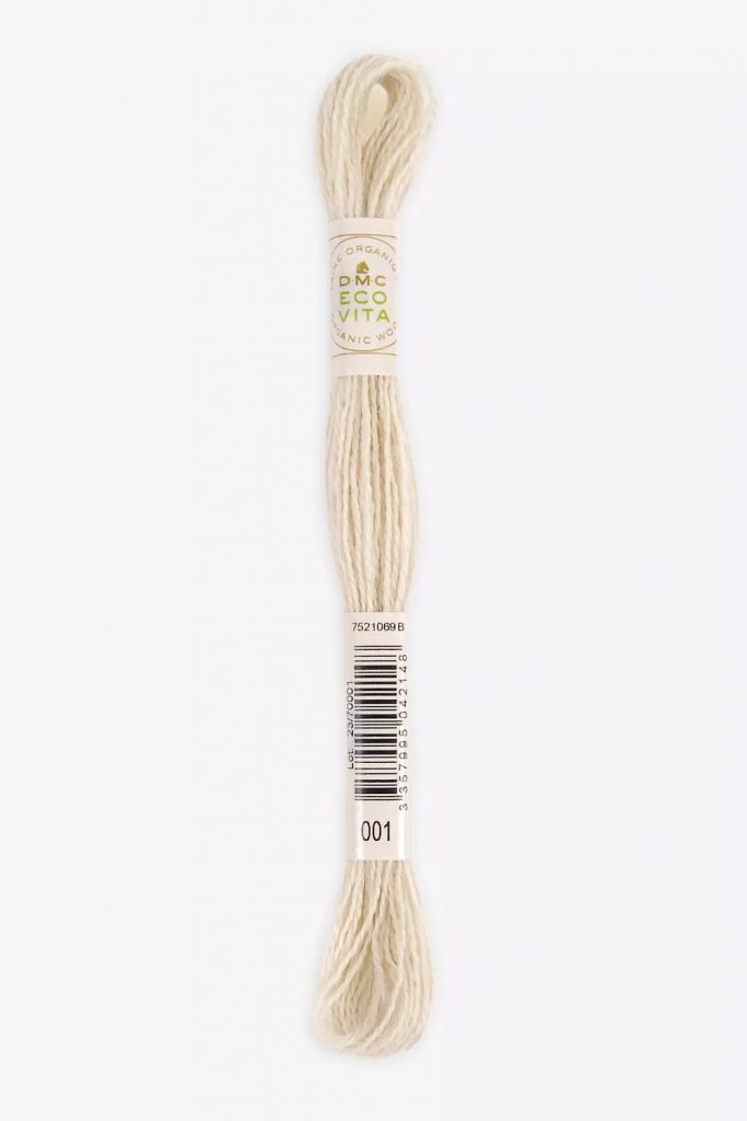 DMC Eco Vita Naturally Dyed Organic Wool Thread - 001