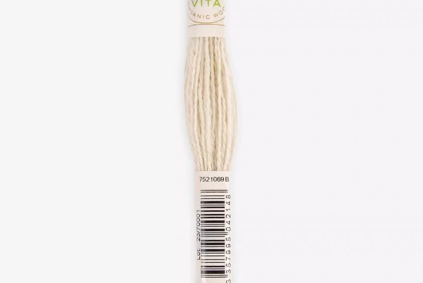 DMC Eco Vita Naturally Dyed Organic Wool Thread – 001