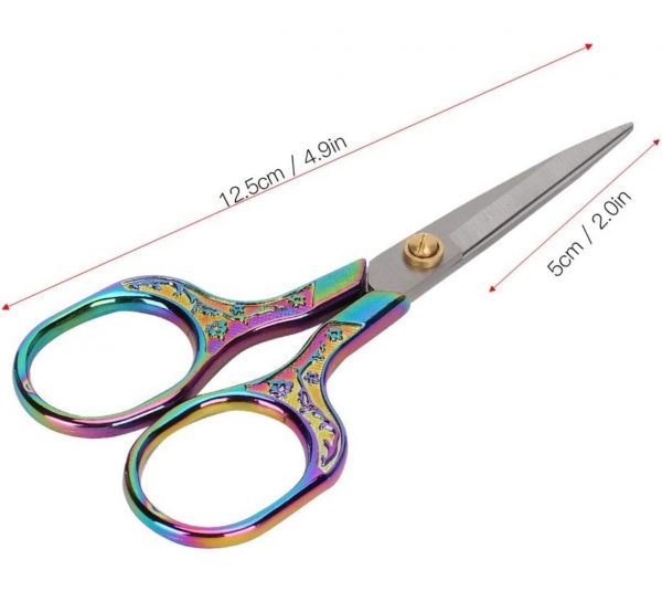 Retro Sewing Scissors - 12.5cm - Image 2