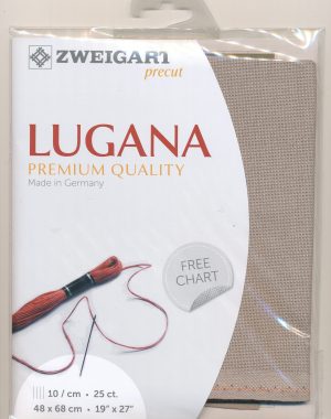 Zweigart 25 Count Lugana Evenweave Dark Beige
