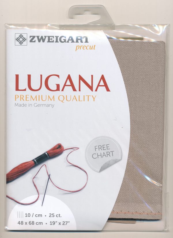 Zweigart 25 Count Lugana Evenweave Dark Beige