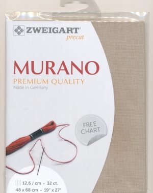 Zweigart 32 count Murano Evenweave Oatmeal