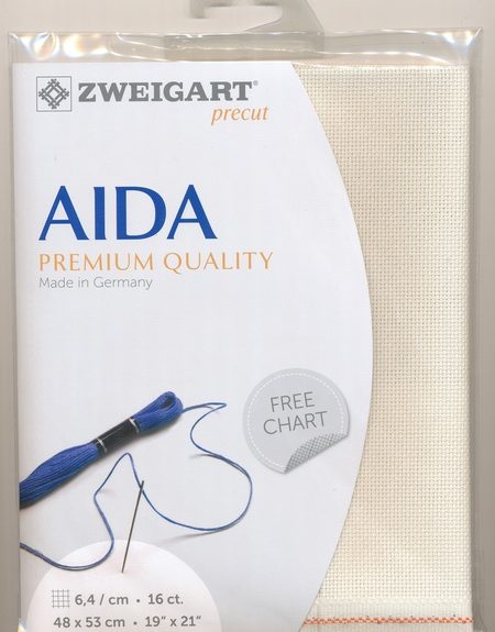 Zweigart 16 Count Aida Cream