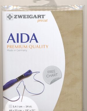 Zweigart 14 Count Aida Country Mocha