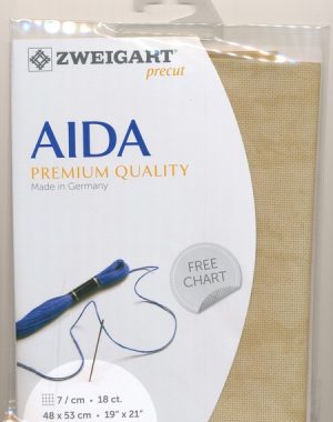 Zweigart 18 Count Aida Country Mocha