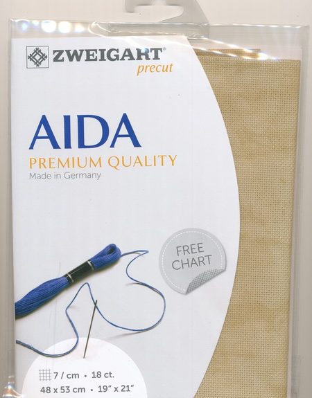 Zweigart 18 Count Aida Country Mocha
