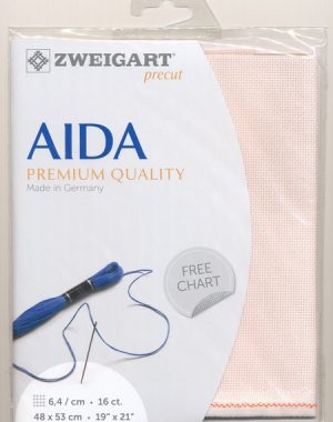 Zweigart 16 Count Aida Bo-Peep-Pink