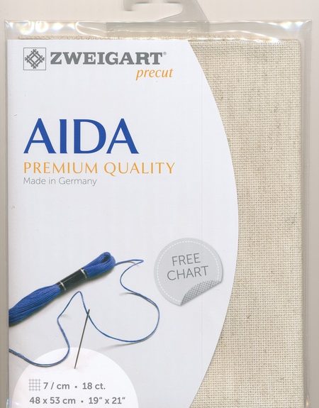 Zweigart 18 Count Aida Rustico
