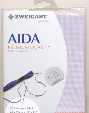 Zweigart 14 Count Aida light Lavender