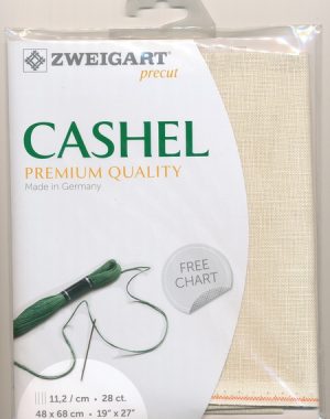 Zweigart Cashel 28 Count Linen Cream