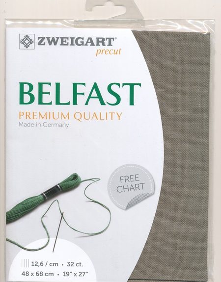 Zweigart 32 Count Belfast Linen Natural