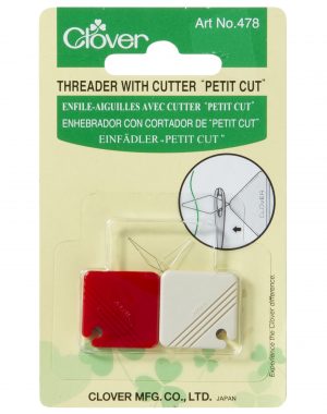Clover 'Petit Cut' Needle Threader with Cutter