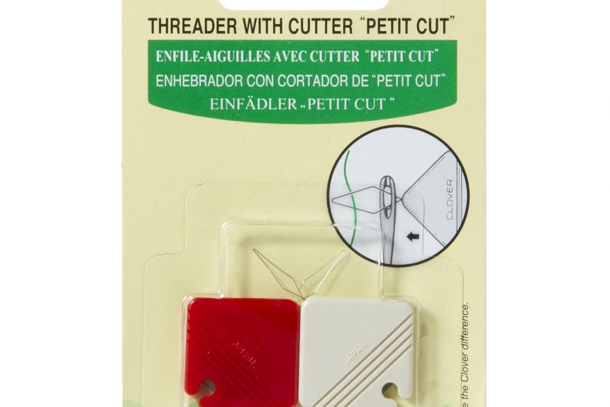 Clover ‘Petit Cut’ Needle Threader with Cutter