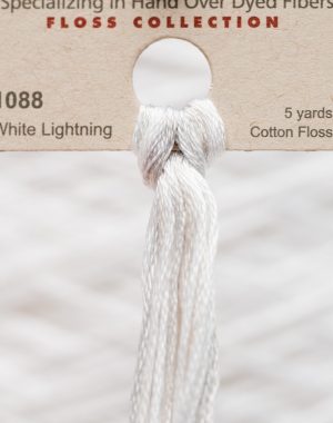 Weeks - White Lightening 5 yards 6 strand skein 1088