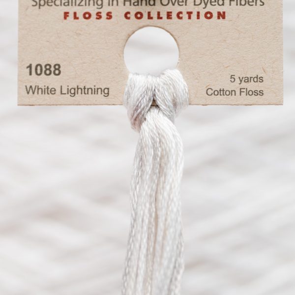 Weeks - White Lightening 5 yards 6 strand skein 1088