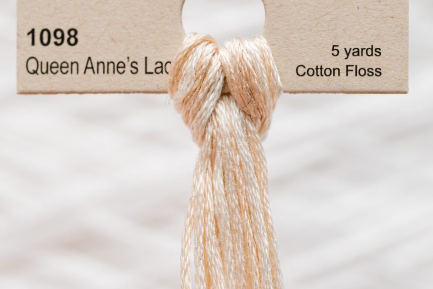 Weeks – Queen Anne’s Lace 5 yards 6 strand skein 1098