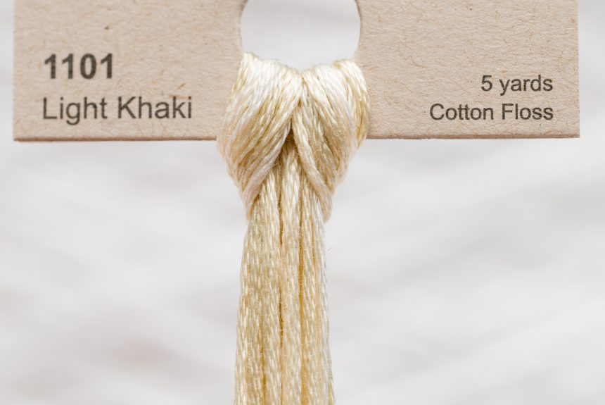 Weeks – Light Khaki 5 yards 6 strand skein 1101
