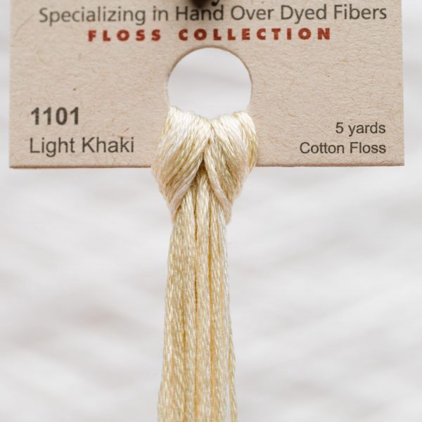 Weeks - Light Khaki 5 yards 6 strand skein 1101
