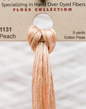 Weeks - Peach 5 yards 6 strand skein 1131