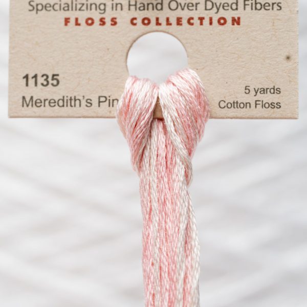 Weeks - Meredith's Pink 5 yards 6 strand skein 1135