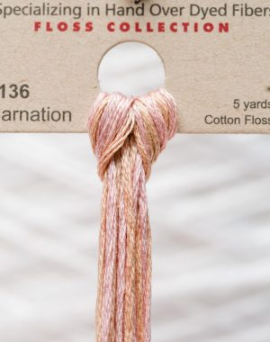 Weeks - Carnation 5 yards 6 strand skein 1136