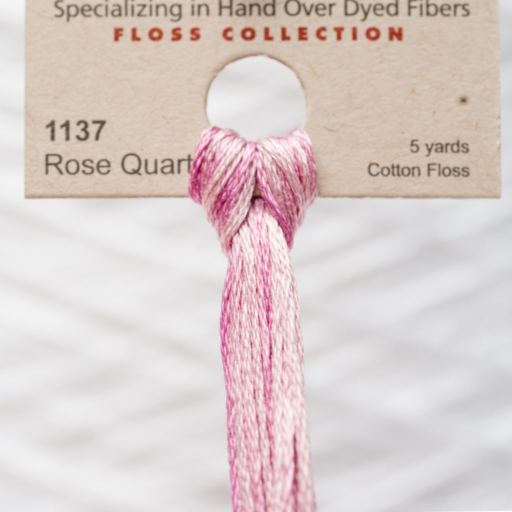 Weeks - Rose Quartz 5 yards 6 strand skein 1137