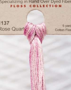 Weeks - Rose Quartz 5 yards 6 strand skein 1137
