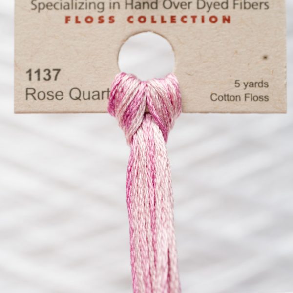 Weeks - Rose Quartz 5 yards 6 strand skein 1137