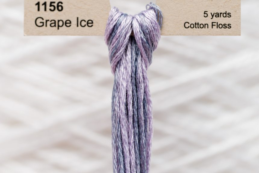Weeks – Grape Ice 5 yards 6 strand skein 1156