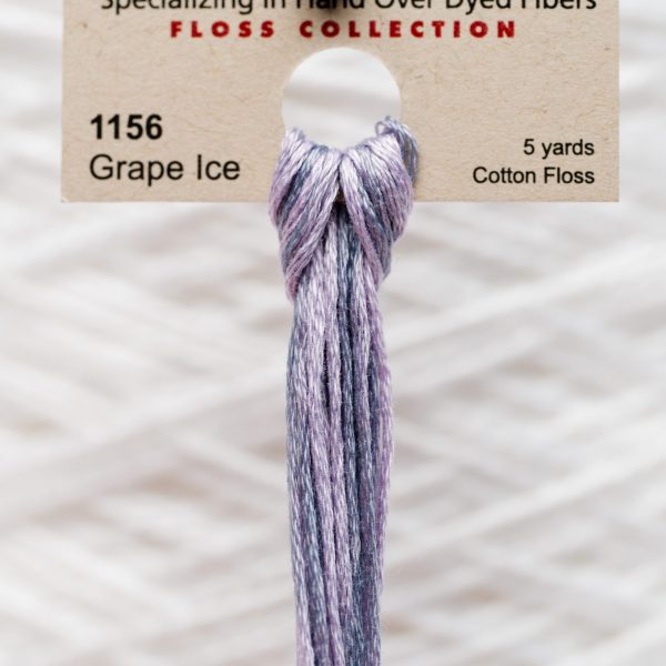 Weeks - Grape Ice 5 yards 6 strand skein 1156