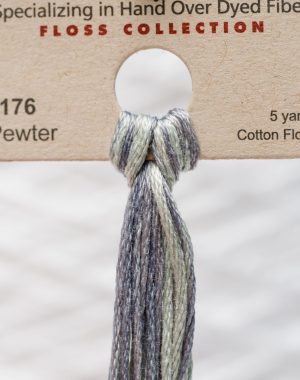Weeks - Pewter 5 yards 6 strand skein 1176