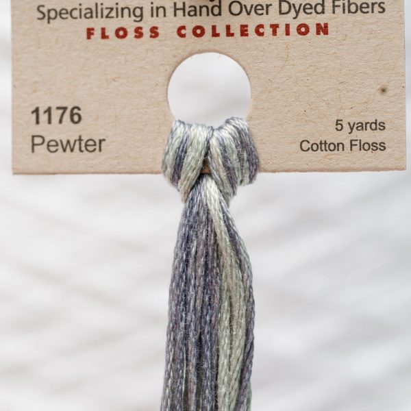 Weeks - Pewter 5 yards 6 strand skein 1176