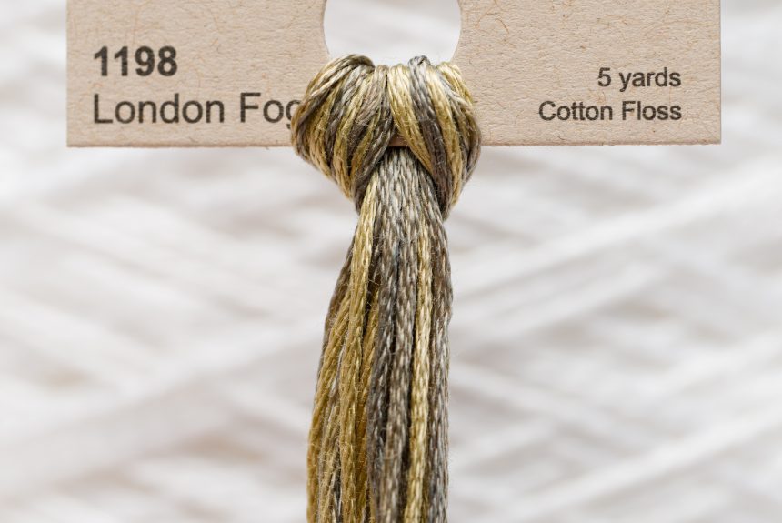 Weeks – London Fog 5 yards 6 strand skein 1198