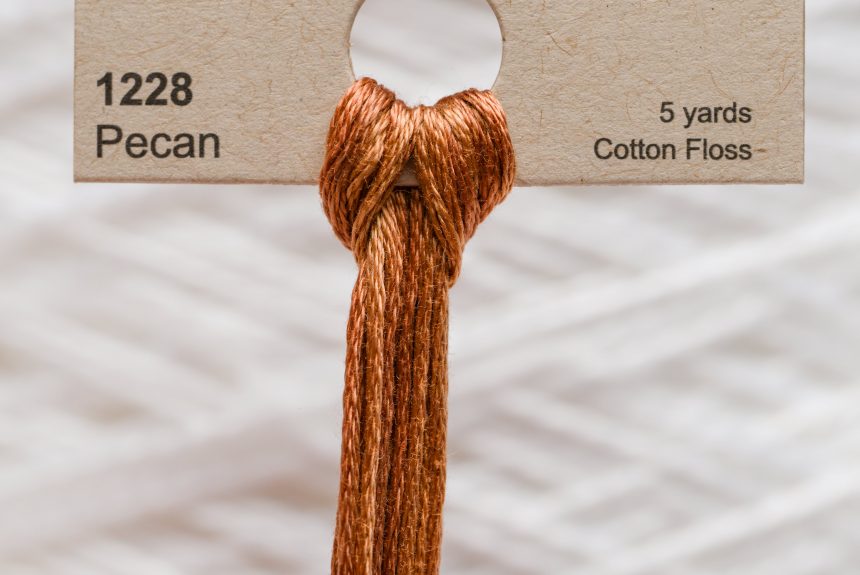 Weeks – Pecan 5 yards 6 strand skein 1228