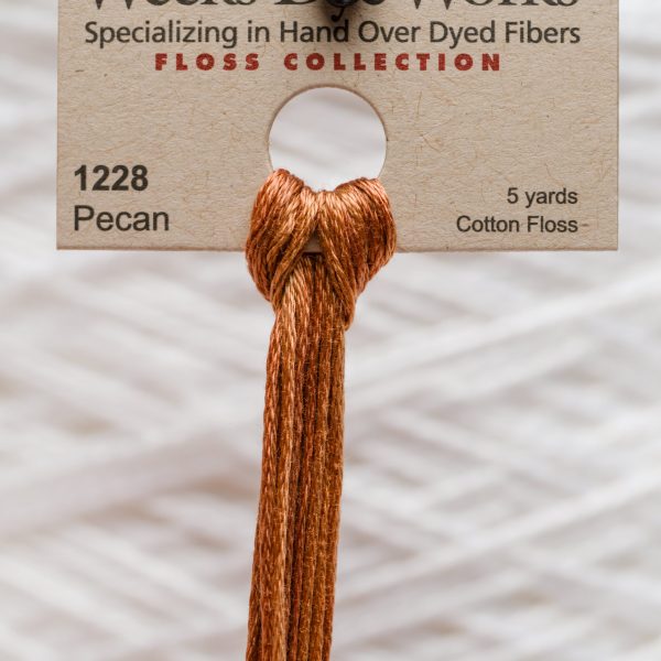 Weeks - Pecan 5 yards 6 strand skein 1228
