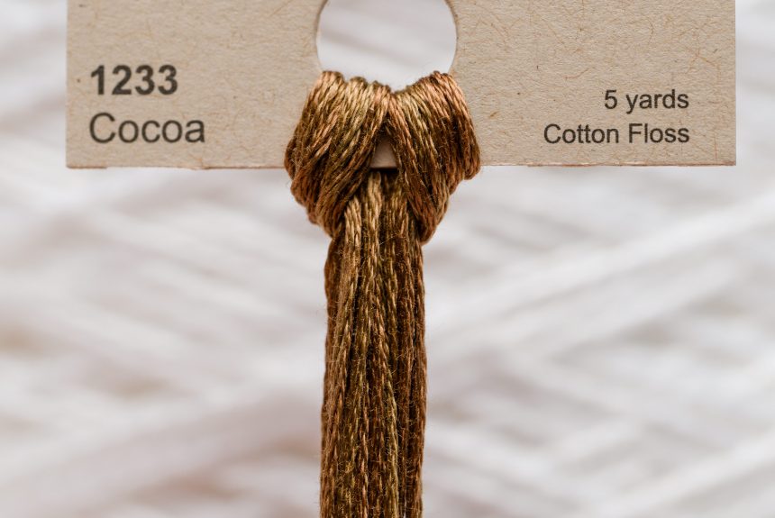 Weeks – Cocoa 5 yards 6 strand skein 1233