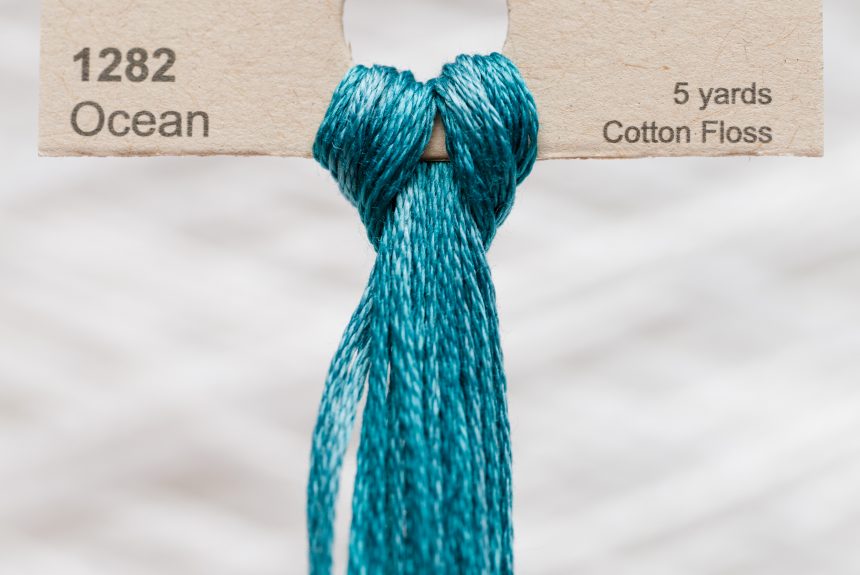 Weeks – Ocean 5 yards 6 strand skein 1282