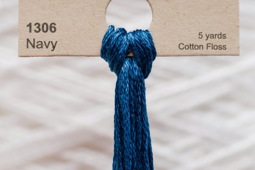 Weeks – Navy 5 yards 6 strand skein 1306