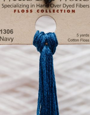 Weeks - Navy 5 yards 6 strand skein 1306