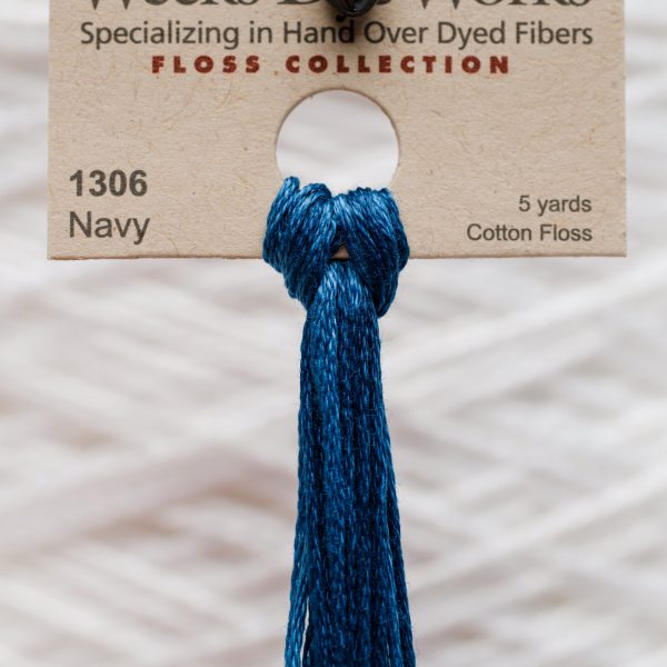 Weeks - Navy 5 yards 6 strand skein 1306