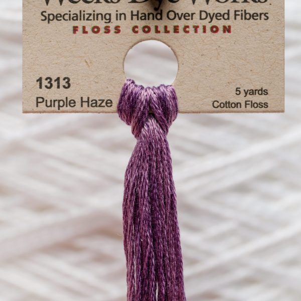 Weeks - Purple Haze 5 yards 6 strand skein 1313