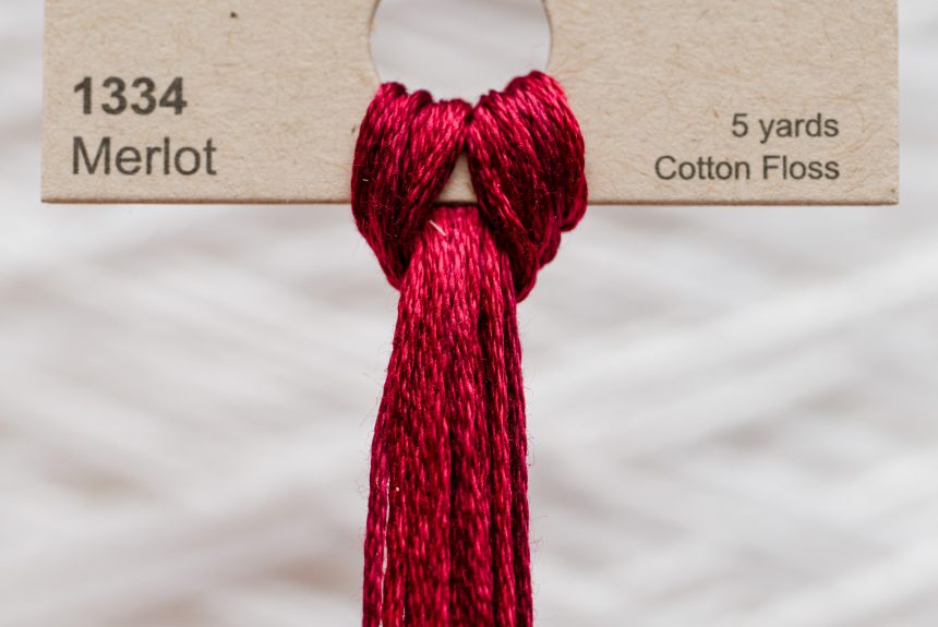 Weeks – Merlot 5 yards 6 strand skein 1334
