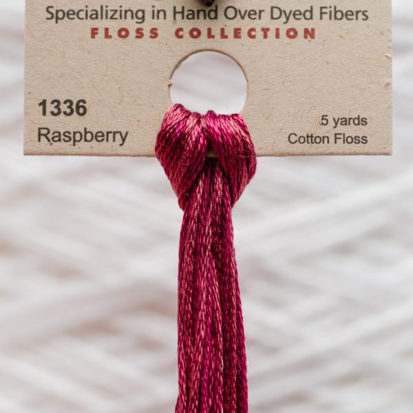 Weeks - Raspberry 5 yards 6 strand skein 1336