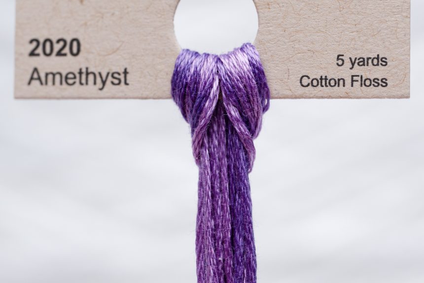 Weeks – Amethyst 5 yards 6 strand skein 2020