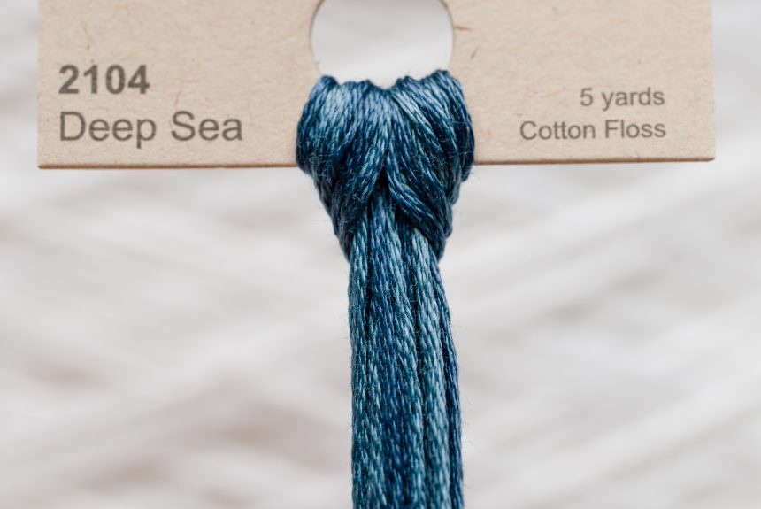 Weeks – Deep Sea 5 yards 6 strand skein 2104