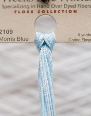 Weeks - Morris Blue 5 yards 6 strand skein 2109