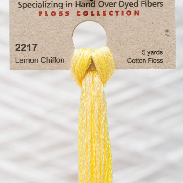 Weeks - Lemon Chiffon 5 yards 6 strand skein 2217