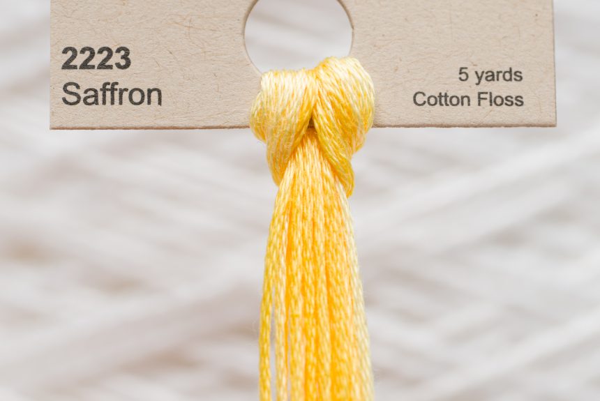 Weeks – Saffron 5 yards 6 strand skein 2223