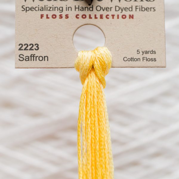 Weeks - Saffron 5 yards 6 strand skein 2223
